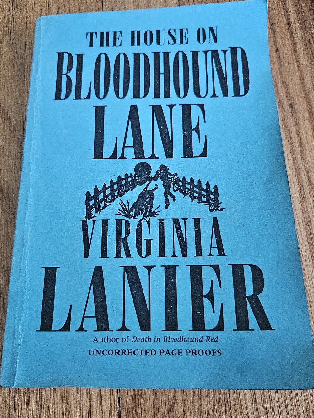The House on Bloodhound Lane by Virginia Lanier ARC Uncorrected Page Proofs 1996